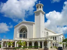 Dulce Nombre de Maria Cathedral Basilica, the seat of the Archbishop of Agana, Guam. Public Domain.