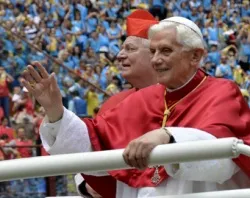 During his visit to Milan, Pope Benedict XVI meets with young people at the San Siro Stadium. ?w=200&h=150