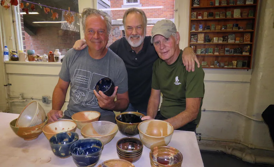 Potters in New York handcraft bowls for the Catholic Charities Empty Bowls Luncheon. Courtesy photo.?w=200&h=150