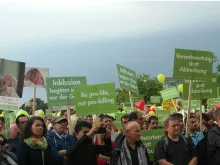 Participants in the 2016 March for Life in Berlin. 