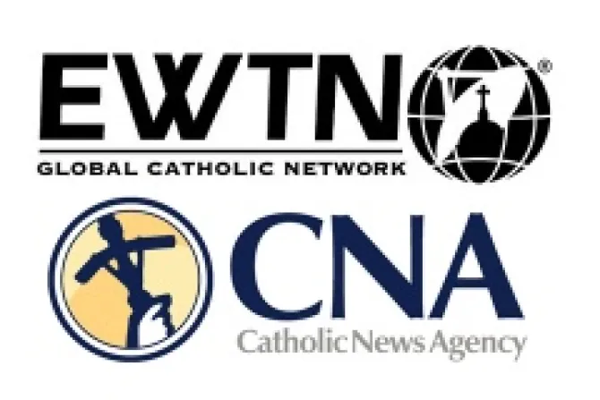EWTN and Catholic News Agency logo CNA 6 18 14