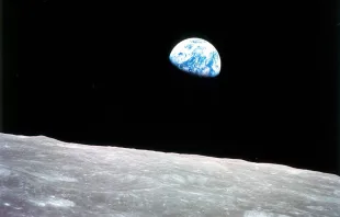 A photo of the earth by the crew of Apollo 8, the first manned mission to the moon, which entered lunar orbit Dec. 24, 1968. Credit: NASA/Bill Anders. null