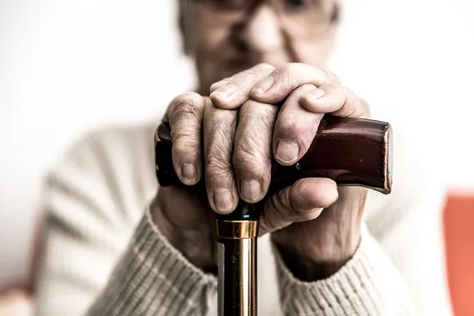 Elderly woman with cane Old woman Credit oneinchpunch Shutterstock CNA