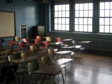 Empty Classroom. 