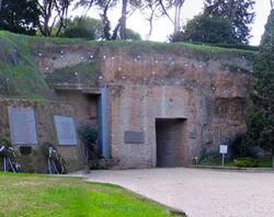The entrance to the Fosse Ardeatine. ?w=200&h=150