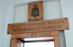 Entrance to the John Paul II Institute for Marriage and Family in Rome, April 25, 2014. ?w=200&h=150