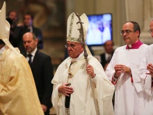 Episcopal consecration Mass at St. John Lateran Basilica in Rome, Italy, Nov. 9, 2015. 