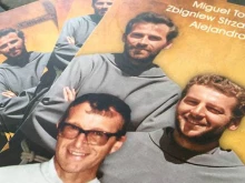Holy cards of the martyrs Fathers Zbigniew Strzalkowski, Michele Tomaszek, and Alessandro Dordi, who were beatified Dec. 5, 2015. 