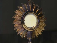 Eucharistic Adoration. 