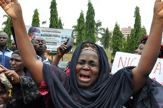 Family of kidnapped school girls in Nigeria Credit Pedro via Flickr CC BY 20 CNA