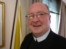 Br. Charles Curran speaks with CNA in Rome on Jan. 18, 2012