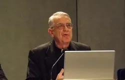 Father Federico Lombardi responds to questions from the press on March 6 2013. ?w=200&h=150