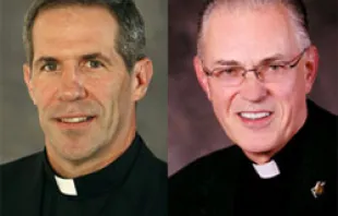 Bishops-elect Michael Byrnes and Donald Hanchon 