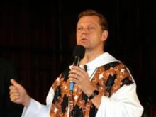 Fr. Michael Pfleger preaches at St. Sabina. 