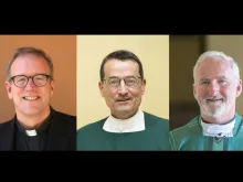 Father Robert Barron, Msgr. Joseph V. Brennan and Msgr. David G. O'Connell on July 21, 2015. 