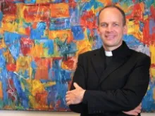 Father Scott Borgman poses for a photo during a June 7, 2013 interview with CNA in Rome. 