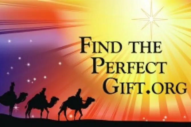 Find the Perfect Gift Advent campaign logo CNA US Catholic News 11 26 12