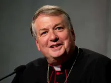 Archbishop Anthony Fisher of Sydney at a Vatican press conference Oct. 5, 2018.