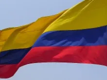 Flag of Colombia. 