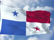 The flag of Panama. 
