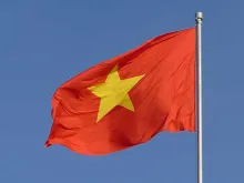Flag of Vietnam. 