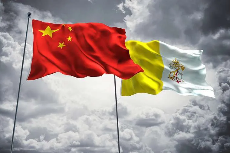 Flags of China and Vatican City. ?w=200&h=150