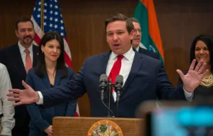 Florida Governor Ron DeSantis appoints judges to Miami's Eleventh Judicial Circuit Court, March 27, 2019. Hunter Crenian/Shutterstock.