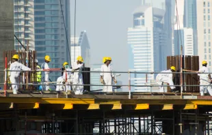 Foreign workers in Dubai, UAE, in December 2013.   LongJon/Shutterstock.