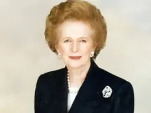 Former British Prime Minister Margaret Thatcher in an undated photo. Image provided by Chris Collins of the Margaret Thatcher Foundation via wikimedia (CC BY-SA 3.0).
