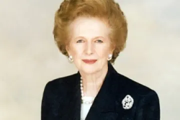 Former British Prime Minister Margaret Thatcher in an undated photo Image provided by Chris Collins of the Margaret Thatcher Foundation via wikimedia CC BY SA 30 CNA 4 8 13