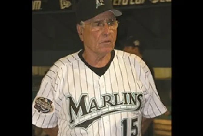 Former Marlins manager Jack McKeon Courtesy of the Miami Marlins CNA US Catholic News 3 22 13