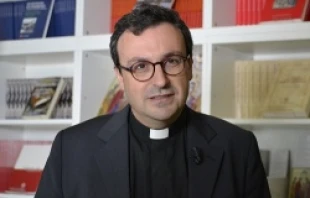 Fr. Andrea Ciucci of the Pontifical Council for the Family speaks with CNA July, 11 2014.   Daniel Ibañez/CNA.