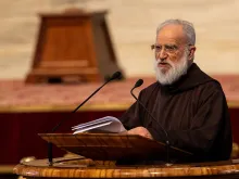 Fr. Cantalamessa preaches on Good Friday, April 19, 2019. 