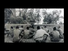 Father Capodanno with fellow Marines in Vietnam