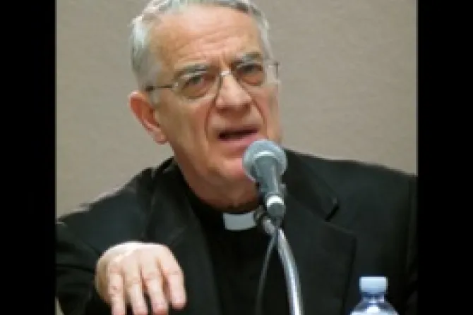 Fr Federico Lombardi explains the March 13 2013 election of Pope Francis the choice of his name and his first actions Credit David Uebbing CNA CNA US Catholic News 3 14 13