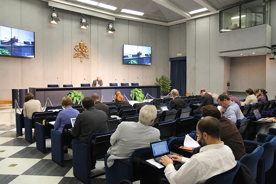 A press briefing at the Vatican Press Office, Oct. 20, 2014. ?w=200&h=150
