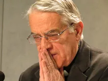 Fr. Federico Lombardi speaks about Pope Benedict XVIs resignation on Feb.11, 2013 