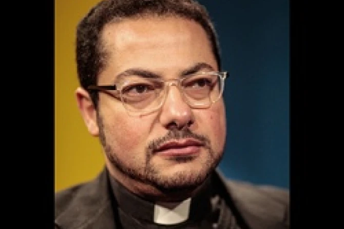 Fr Hani Bakhoum Kiroulos Credit Aid to the Church in Need CNA 10 29 13