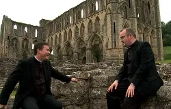 Fr. Holden and Fr. Scholfield at the ruins of Rievaulx Abbey, from 'Faith of our Fathers'. ?w=200&h=150