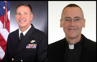 Fr. Joe Coffey, Fr. William Muhm. Courtesy of the Archdiocese for Military Services