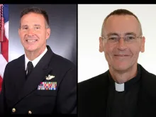 Fr. Joe Coffey, Fr. William Muhm. Courtesy of the Archdiocese for Military Services