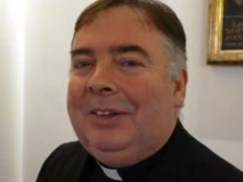 Fr. Mark Harold, vice rector of the Venerable English College, gives CNA a tour of the seminary on Jan. 26, 2012