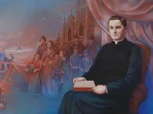 A portrait of Fr. Michael J. McGivney, by Antonella Cappuccio. Courtesy of the Knights of Columbus