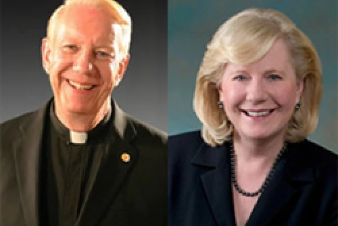 Fr Mike Manning SVD Nancy Kotowski CNA US Catholic News 4 7 11