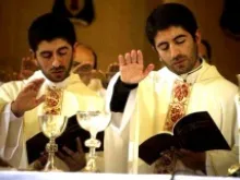 Fr. Paulo and Fr. Felipe Lizama are twin brothers and Catholic priests in Chile. Photo courtesy of Fr. Lizama.
