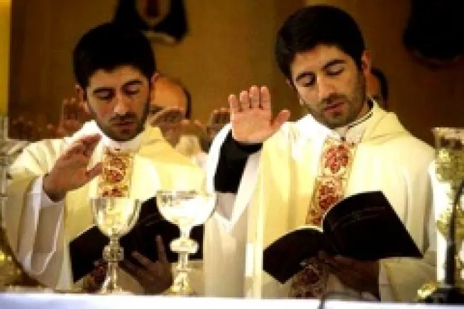 Fr Paulo and Fr Felipe Lizama are twin brothers and Catholic priests in Chile Photo courtesy of Fr Lizama CNA 8 19 13
