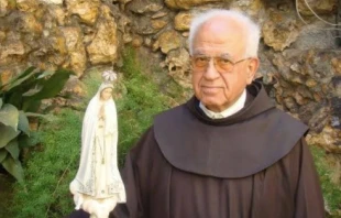 Fr. Edward Tamer, a Franciscan friar who has died of COVID-19 at the age of 83. Photos courtesy of the Franciscan Custody of the Holy Land.