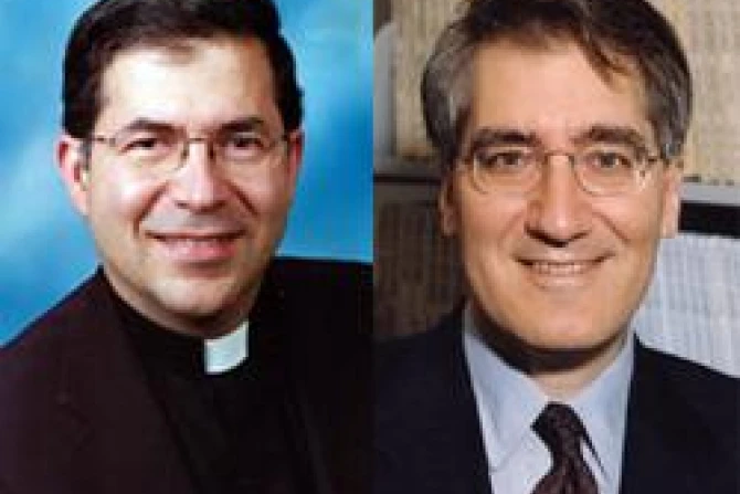 Fr  Frank Pavone Robert P  George CNA US Catholic News 5 10 11