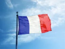 The flag of France. 