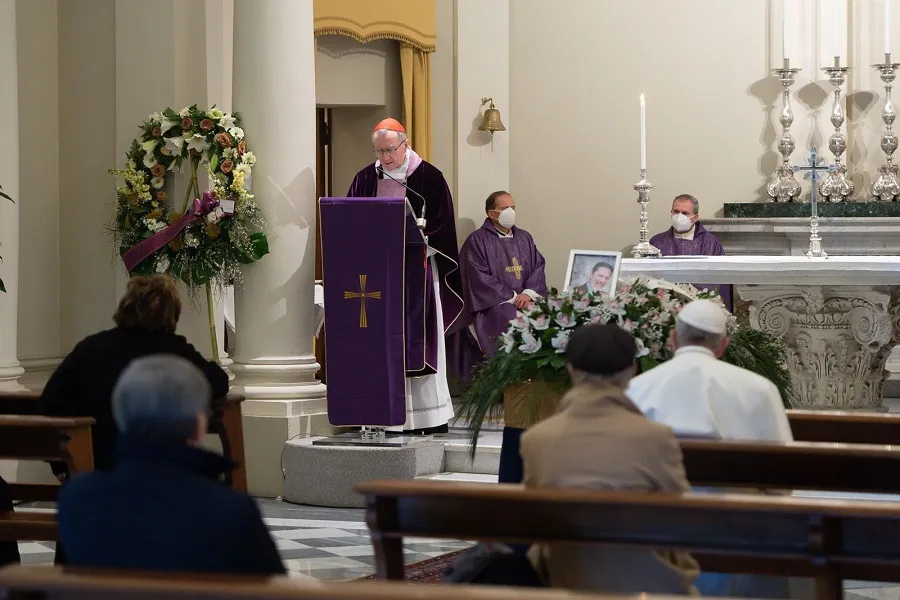 Funeral of Dr. Fabrizio Soccorsi Jan. 26, 2021. Credit: Vatican Media/CNA.?w=200&h=150